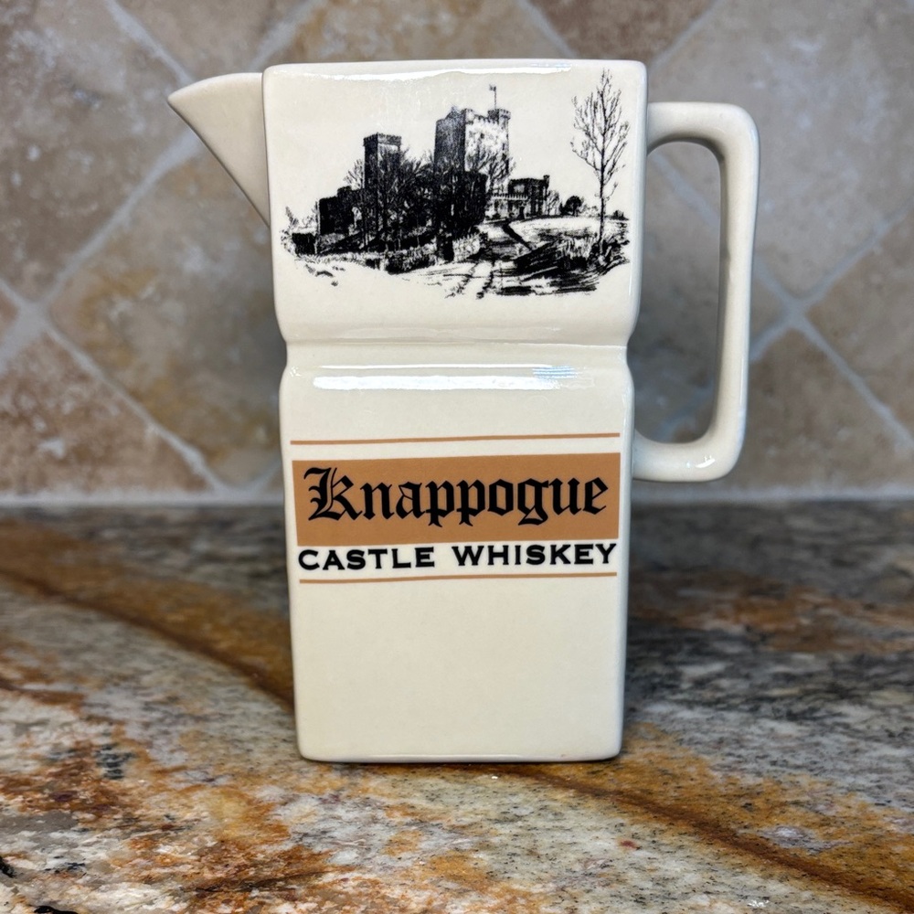 Vintage Knappogue Castle Branded Whiskey Pitcher/Jug/Decanter